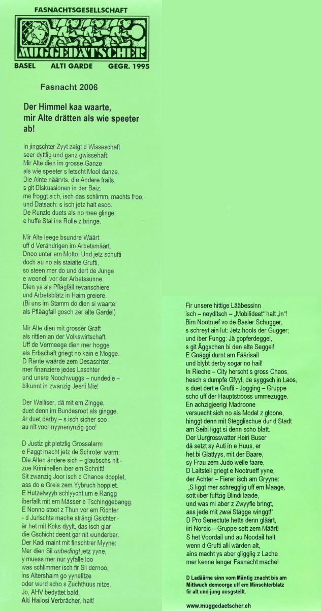 Sujet: Der Himmel kaa waarte,